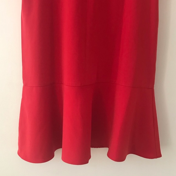 Mango Suit Collection Mini Red Dress Size US 4 - Picture 3 of 3